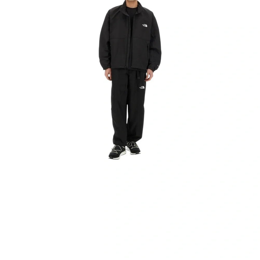 The north face windstopper soft shell jacket men’s black size XL zipper front